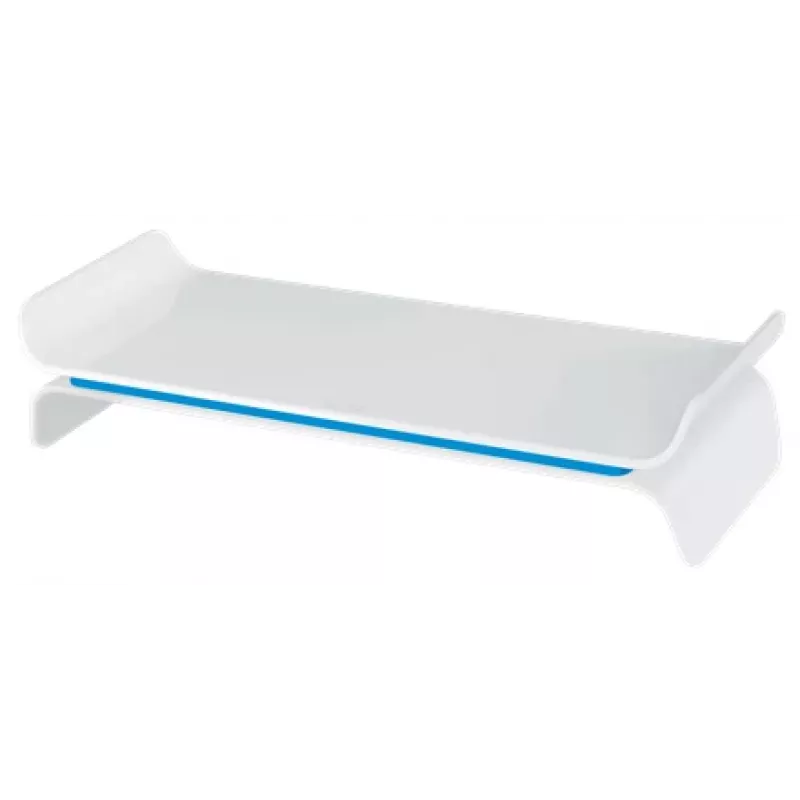 Leitz Monitor Stand Adjustable Ergo WOW, 68,6 cm (27 inch), Aukščio reguliavimas, Mėlyna, Balta