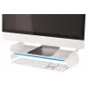 Leitz Monitor Stand Adjustable Ergo WOW, 68,6 cm (27 inch), Aukščio reguliavimas, Mėlyna, Balta