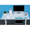 Leitz Monitor Stand Adjustable Ergo WOW, 68,6 cm (27 inch), Aukščio reguliavimas, Mėlyna, Balta