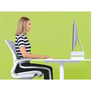 Leitz Monitor Stand Adjustable Ergo WOW, 68,6 cm (27 colių), Aukščio reguliavimas, Žalia, Balta