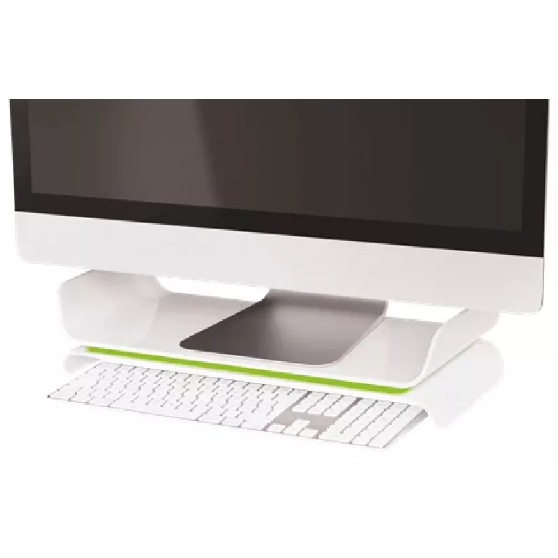 Leitz Monitor Stand Adjustable Ergo WOW, 68,6 cm (27 colių), Aukščio reguliavimas, Žalia, Balta