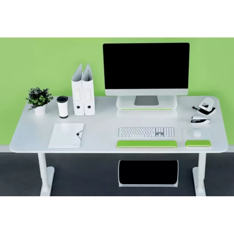 Leitz Monitor Stand Adjustable Ergo WOW, 68,6 cm (27 colių), Aukščio reguliavimas, Žalia, Balta