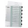 Leitz Indices Printable PP A4+ 1-12 WOW White/Juoda, Skaitmeninis skirtukų rodyklė, Polipropilenas (PP), Juoda, Balta, A4 Maxi, 245 mm, 305 mm