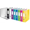 Leitz Lever Arch File 180° WOW POB/Laminated A4/80mm, A4, Carton, Juoda, 600 sheets, 80 g/m², 8 cm