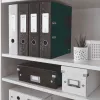 Leitz Lever Arch File 180° WOW POB/Laminated A4/80mm, A4, Carton, Juoda, 600 sheets, 80 g/m², 8 cm