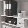 Leitz segtuvas su svirtimi 180° WOW POB/Laminuotas A4/50mm, A4, Q-žiedas, Laikymui, Kartonas, Juoda, 350 lapų