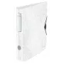 Leitz svirties archyvinis segtuvas Active PP WOW A4/65mm, A4, D-žiedas, saugojimas, poliuretano putplastis, balta, 350 lapų