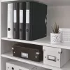 Leitz svirties segtuvas Active PP WOW A4/65mm, A4, poliuretano putų medžiaga, juodas, 350 lapų, 80 g/m², 6,5 cm