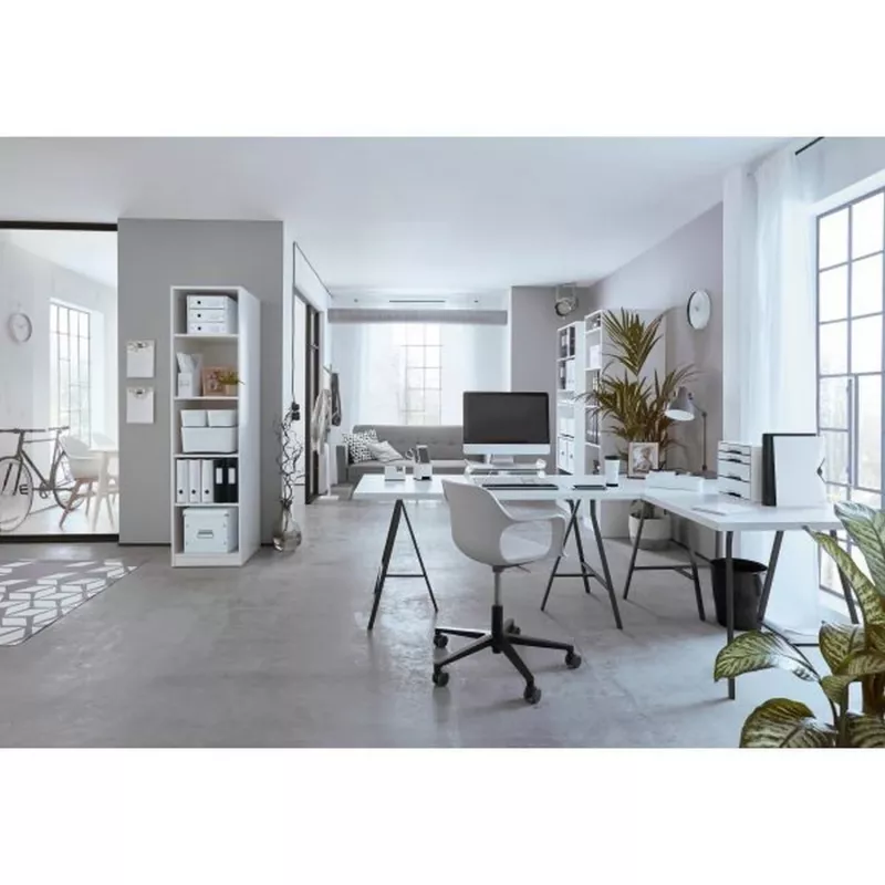 Leitz svirties segtuvas Active PP WOW A4/65mm, A4, poliuretano putų medžiaga, juodas, 350 lapų, 80 g/m², 6,5 cm