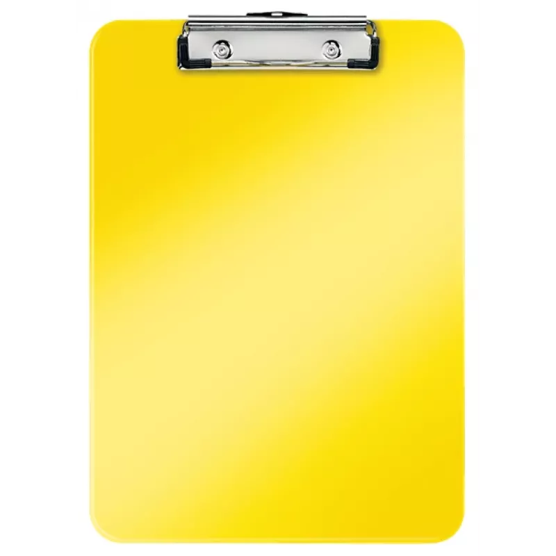 Leitz Clipboard without frontcover WOW, A4, Plastikinis, Geltonas, 80 lapų, 228 mm, 320 mm
