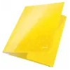 Leitz 3-Flap Folder WOW Card/POB A4, Pristatymo aplankas, A4, Polipropilenas (PP), Geltona, 250 lapų, 80 g/m²