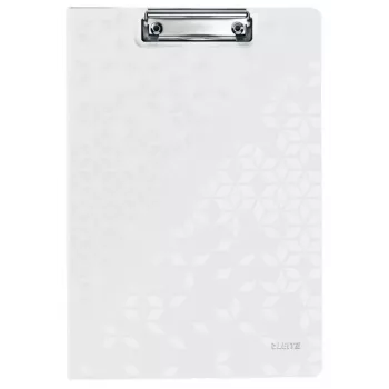 Leitz segtuvas su viršeliu WOW, A4, polifoamas, baltas, 75 lapų, 1 kišenė, 230 mm