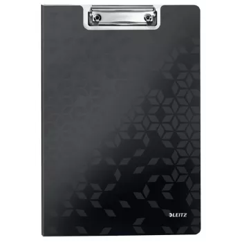 Leitz segtuvas su dangteliu WOW, A4, polifoam, juodas, 75 lapai, 1 kišenė, 230 mm