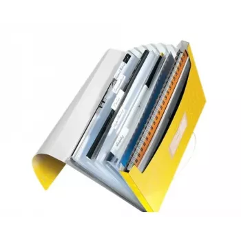 Leitz Project File WOW PP, A4, polipropilenas (PP), geltona, vertikalus, 250 lapų, 80 g/m²