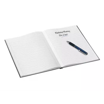 Leitz Notebook WOW A5 linijinis, kietu viršeliu, 90g/80 lapų, raštuotas, juodas, A5, 80 lapų, 80 g/m², linijinis popierius