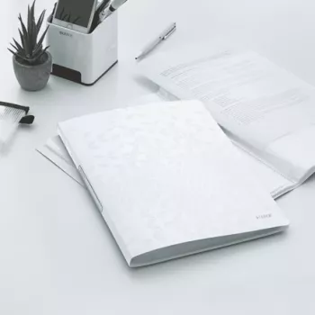 “Leitz WOW” PP demonstracinė knyga, 20 kišenių, balta, polivinilchloridas (PVC), 20 kišenių, A4, 231 mm, 13 mm
