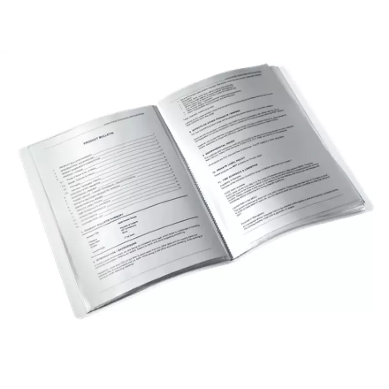 “Leitz WOW” PP demonstracinė knyga, 20 kišenių, balta, polivinilchloridas (PVC), 20 kišenių, A4, 231 mm, 13 mm