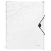 Leitz Divider Book WOW PP 6 skirtukai, Įprastas dokumentų segtuvas, A4, Polipropilenas (PP), Balta, Blizgus, 200 lapų