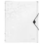 Leitz Divider Book WOW PP 6 skirtukai, Įprastas dokumentų segtuvas, A4, Polipropilenas (PP), Balta, Blizgus, 200 lapų
