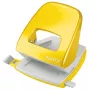 Leitz NeXXt Hole Punch WOW 5008 Metal 2-hole / 30sheets, 30 sheets, Geltona, Metal, 8 cm, 5.5 mm, A4, A5, A6, Folio, US-Quart, 8 x 8 x 8 cm