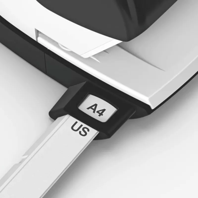 Leitz NeXXt Hole Punch WOW 5008 Metal 2-hole / 30sheets, 30 sheets, Geltona, Metal, 8 cm, 5.5 mm, A4, A5, A6, Folio, US-Quart, 8 x 8 x 8 cm
