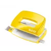 Leitz NeXXt Hole Punch WOW Mini 2 skylučių / 10 lapų, 10 lapų, Geltonas, Plastikas, 8 cm, 5,5 mm, A4, A5, A6, Folio, US-Quart, 8 x 8 x 8cm
