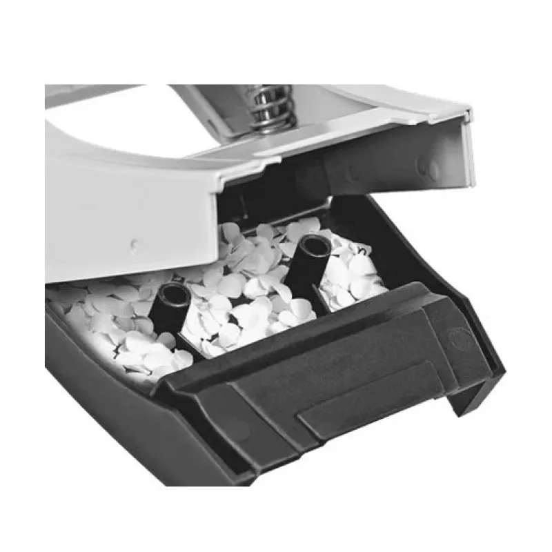 Leitz NeXXt Hole Punch WOW Mini 2 skylučių / 10 lapų, 10 lapų, Geltonas, Plastikas, 8 cm, 5,5 mm, A4, A5, A6, Folio, US-Quart, 8 x 8 x 8cm