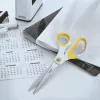 Leitz WOW Titanium Office Scissors 205 mm, Adult, Straight cut, Single, White, Geltona, Stainless steel, Office scissors