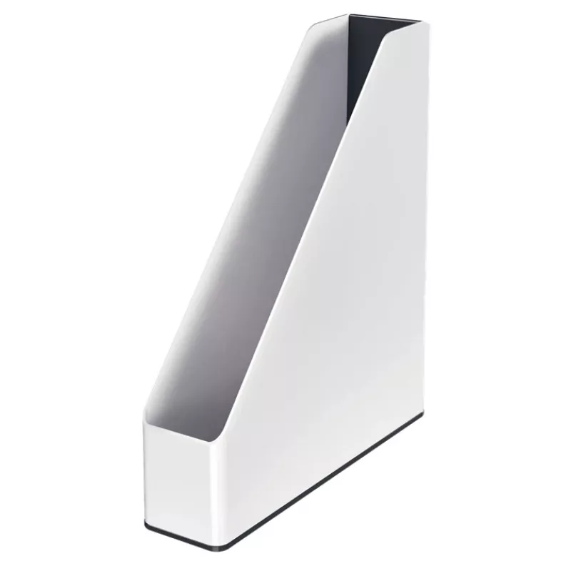 Leitz Magazine File WOW Dual Colour, balta, plastikas, A4, 73 mm, 318 mm, 272 mm