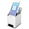 Leitz Sound Pen Holder WOW, juoda, balta, polistirenas, 90 mm, 101 mm, 100 mm, 140 g