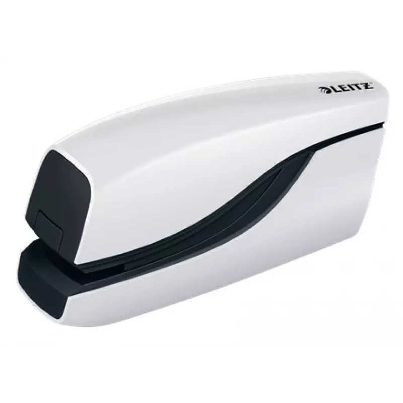 Leitz NeXXt segiklis su baterija WOW 5566, 10 lapų, priekinis įdėjimas, 1 cm, plastikinis, baltas, baterija