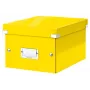 Leitz Click & Store WOW Small Storage Box, Dėžė dokumentams, Geltona, Stačiakampė, Kartoninė, Vienspalvė, Patalpose