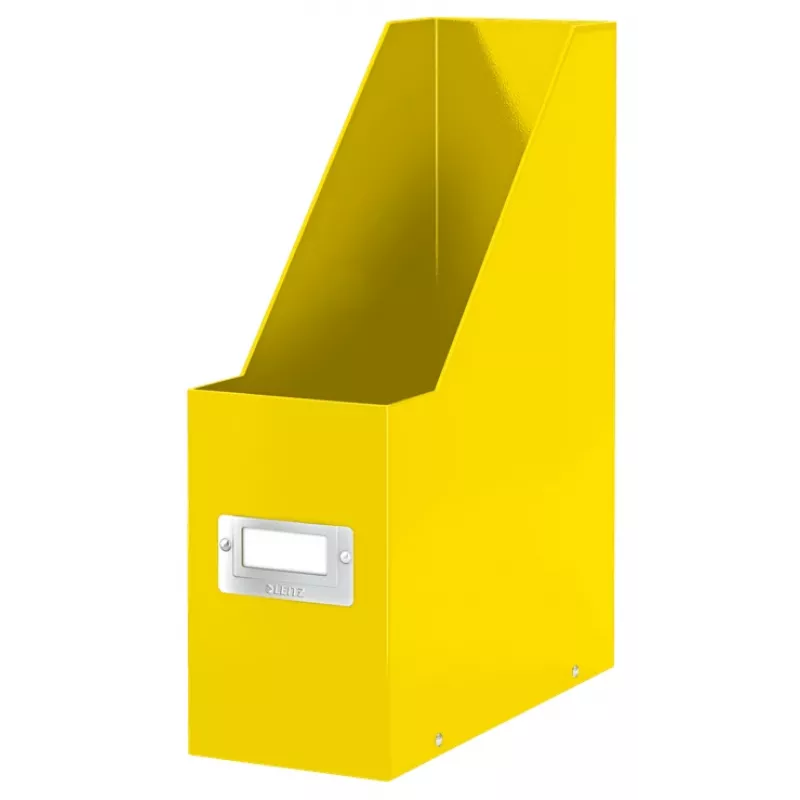 Leitz Click & Store WOW žurnalų dėtuvė, geltona, kartonas, 103 mm, 253 mm, 330 mm, 95 x 245 x 310 mm