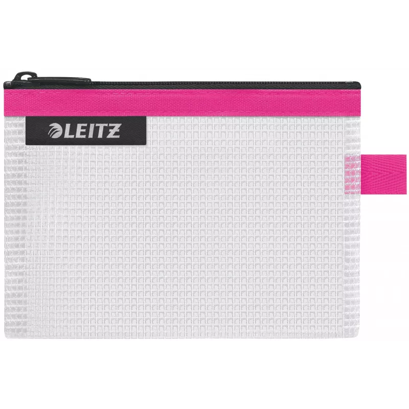 Leitz Travel Pouch vandeniui atsparus WOW Small, Unisex, Aksesuarų krepšys, Mažas, Užtrauktukas, Atsparus vandeniui, Rožinė