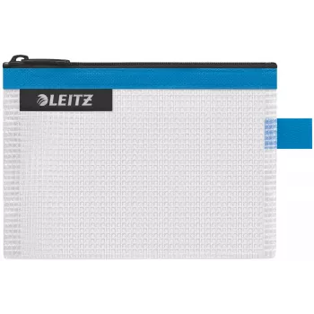 Leitz Travel Pouch vandeniui atsparus WOW Small, Unisex, Aksesuarų krepšys, Small, Užtrauktukas, Atsparus vandeniui, Mėlyna