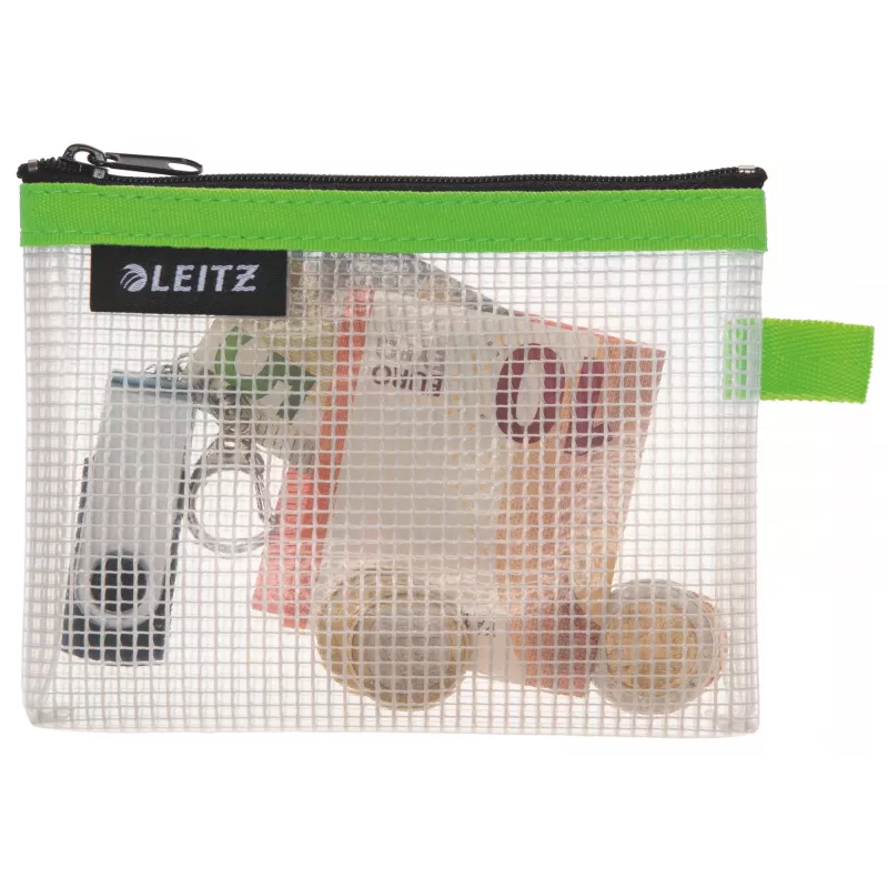 Leitz Travel Pouch water resistant WOW Small, Unisex, Accessory bag, Small, Zipper, Water resistant, Green