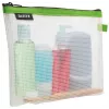 Leitz kelioninė kosmetinė Cosmetic, atspari vandeniui WOW, unisex, aksesuarų krepšys, vieno dydžio, užtrauktukas, atsparus vandeniui, žalia