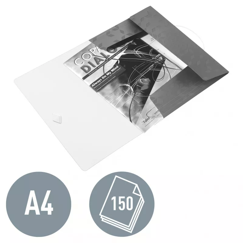 Leitz 3 atvartų aplankas WOW PP A4, juodas