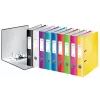 Leitz segtuvas su svirtimi 180° WOW POB/laminuotas A4/50mm, A4, D-žiedas, kartonas, žalias, 350 lapų, 285 mm