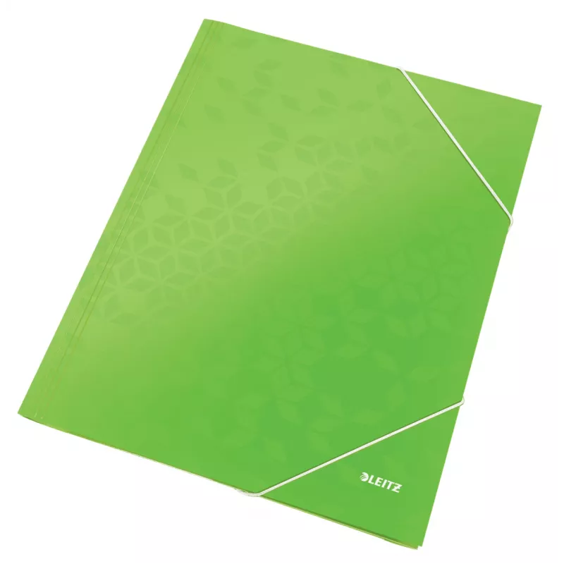 Leitz 3-Flap Folder WOW Card/POB A4, Manila aplankas, A4, Polipropilenas (PP), Žalia, 250 lapų, 80 g/m²