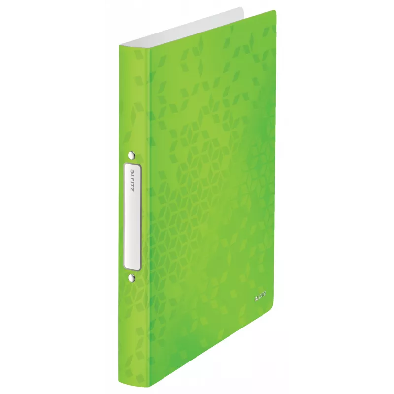 Leitz Ringbinder WOW PP A4 2RR/25mm, A4, apvalūs žiedai, polipropilenas (PP), žalia, 190 lapų, 80 g/m²