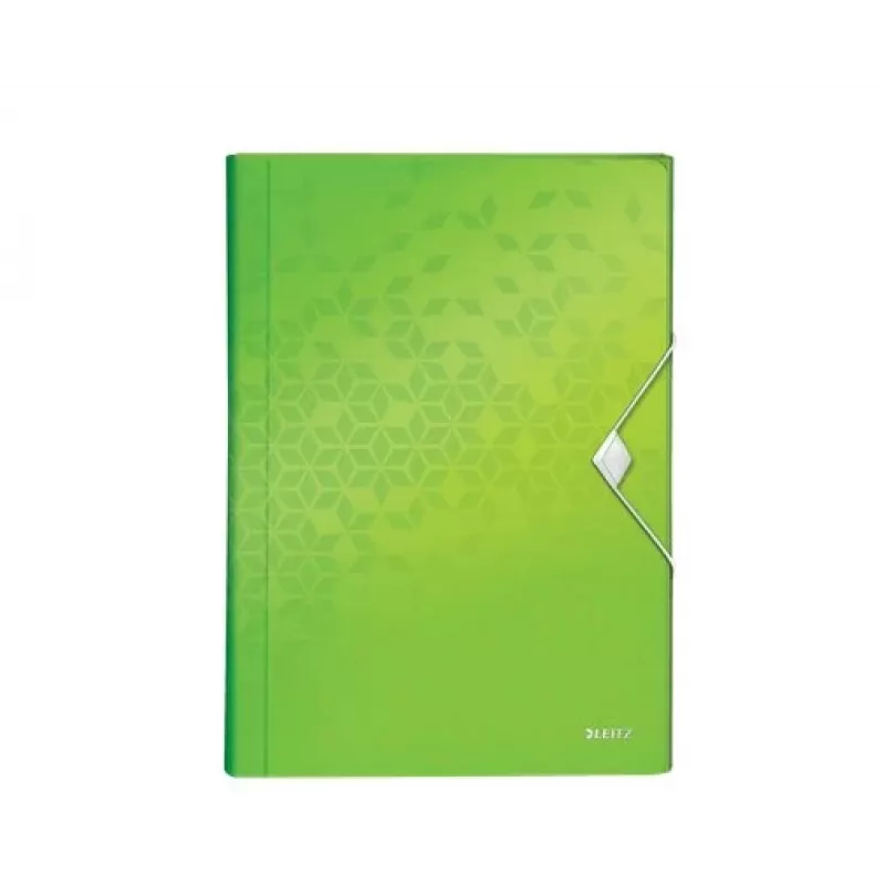 Leitz Project File WOW PP, A4, Polipropilenas (PP), Žalia, Stačias, 250 lapų, 80 g/m²