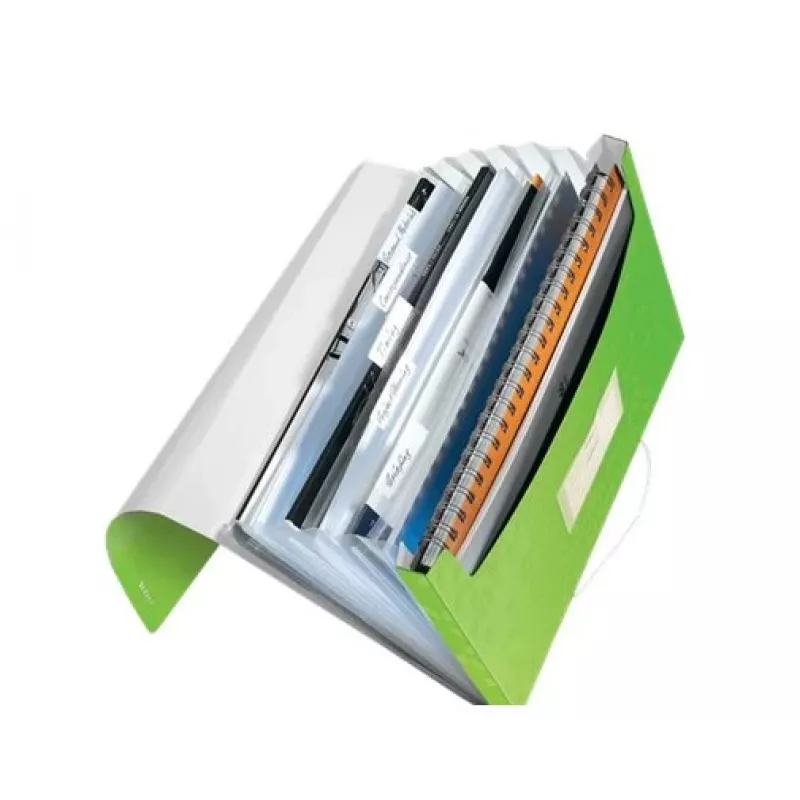 Leitz Project File WOW PP, A4, Polipropilenas (PP), Žalia, Stačias, 250 lapų, 80 g/m²