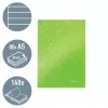 Leitz Notebook WOW A5 liniuotas, kietu viršeliu, 90g/80 lapų, raštas, žalias, A5, 80 lapų, 80 g/m², liniuotas popierius