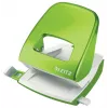 Leitz skylamušis WOW 5008 metalinis 2 skylėms / 30 lapų, 30 lapų, Žalias, Metalas, Plastikas, 8 cm, 5,5 mm, A4, A5, A6, Folio, US-Quart, 8 x 8 x 8 cm