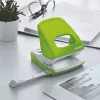 Leitz skylamušis WOW 5008 metalinis 2 skylėms / 30 lapų, 30 lapų, Žalias, Metalas, Plastikas, 8 cm, 5,5 mm, A4, A5, A6, Folio, US-Quart, 8 x 8 x 8 cm