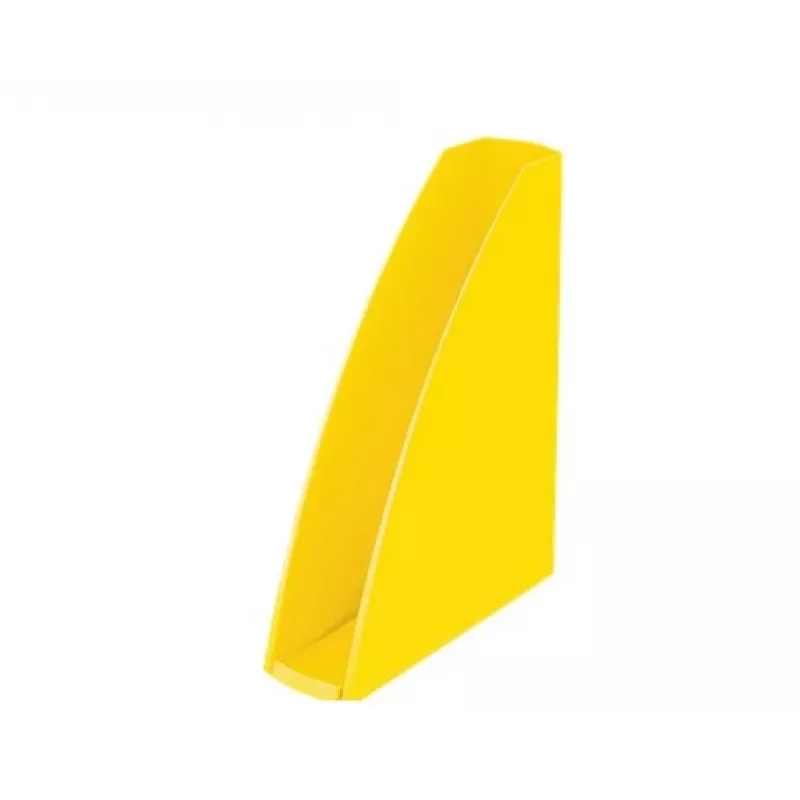 Leitz žurnalų dėtuvė WOW, geltona, plastikinė, A4, 75 mm, 258 mm, 312 mm