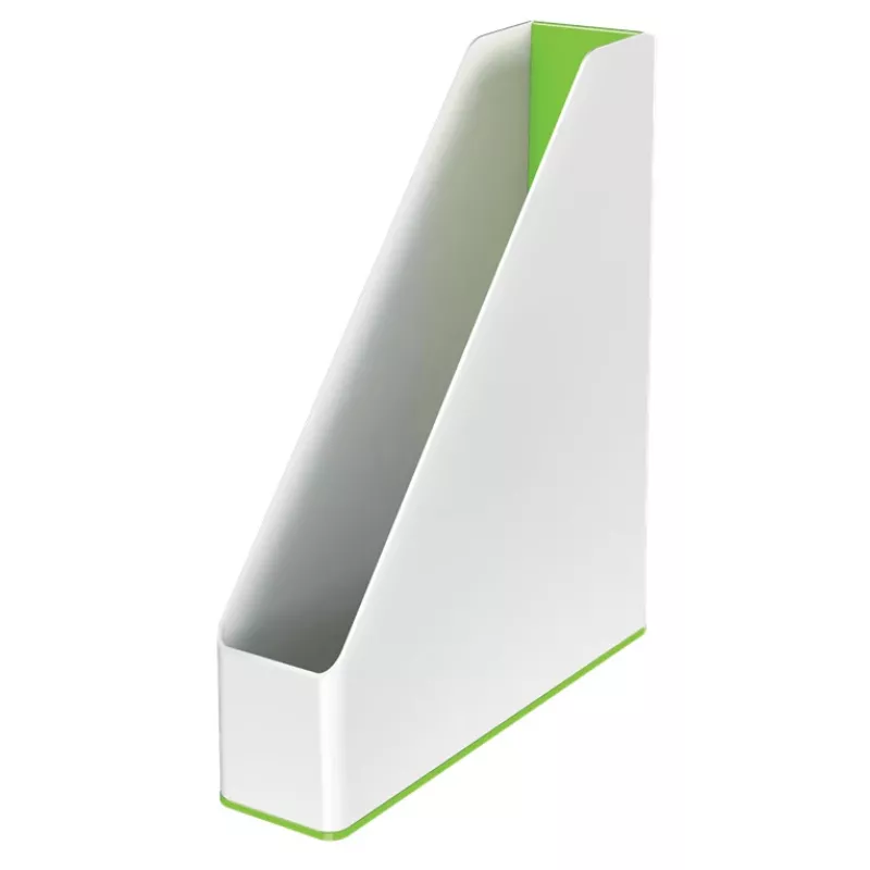 Leitz Magazine File WOW Dual Colour, žalia, balta, plastikas, A4, 73 mm, 318 mm, 272 mm