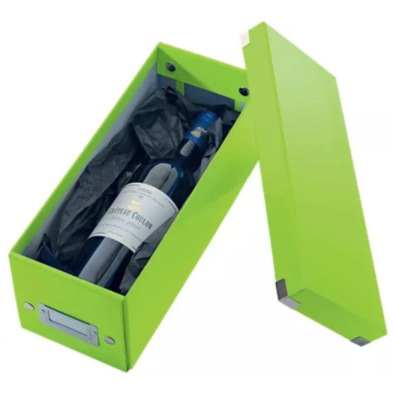 Leitz Click & Store WOW CD saugojimo dėžė, žalia, kartoninė, 143 mm, 352 mm, 136 mm, 440 g