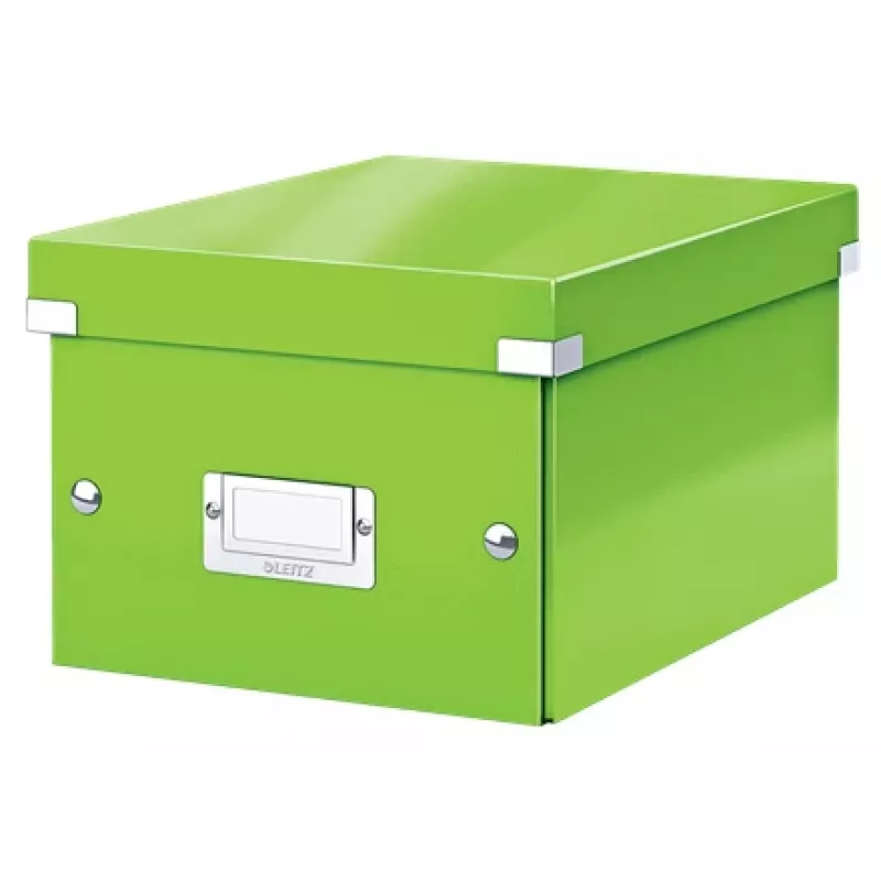 Leitz Click & Store WOW Small Storage Box, Dėžė dokumentams, žalia, stačiakampė, kartoninė, vienspalvė, vidaus patalpoms